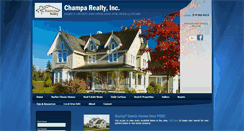 Desktop Screenshot of champarealty.com