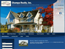 Tablet Screenshot of champarealty.com